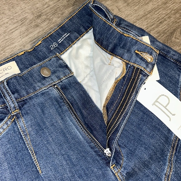 Anthropologie Pilcro Seamed Flounce high rise wide leg jeans - Picture 11 of 12